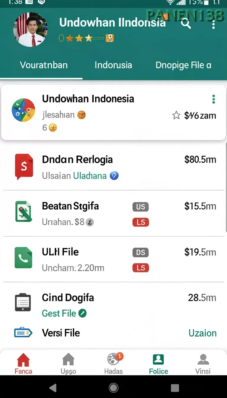 Cuplikan layar REJEKIGAMES — pengaturan akun
