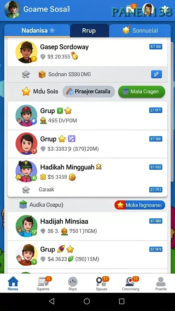 Cuplikan layar PAKDE4D — aktivitas