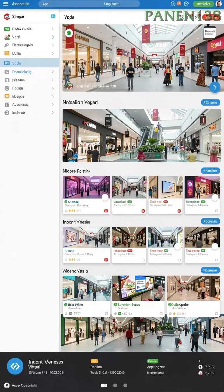 Cuplikan layar PAKDE4D — menu navigasi