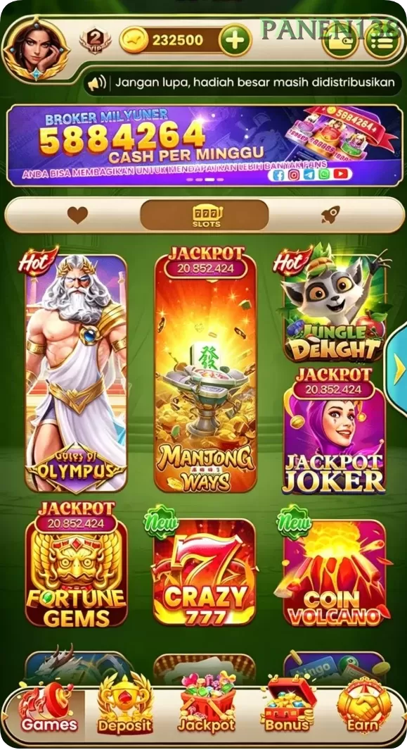 Cuplikan layar VIPDEWA — aktivitas