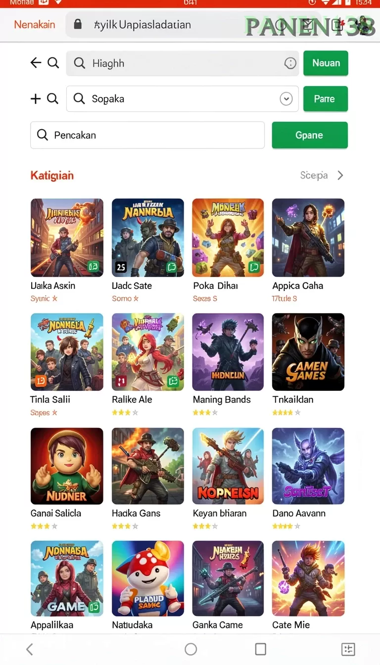 Cuplikan layar DORA77 — aktivitas